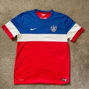 Vintage Nike Team USA Soccer World Cup Jersey “Bomb pop” Large 2014